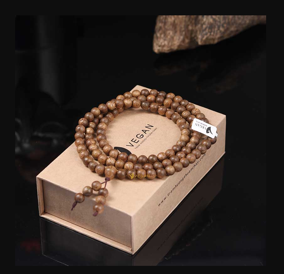 Vòng tay Trầm Hương Thuần Chay chuỗi tràng 108 hạt 7mm.png